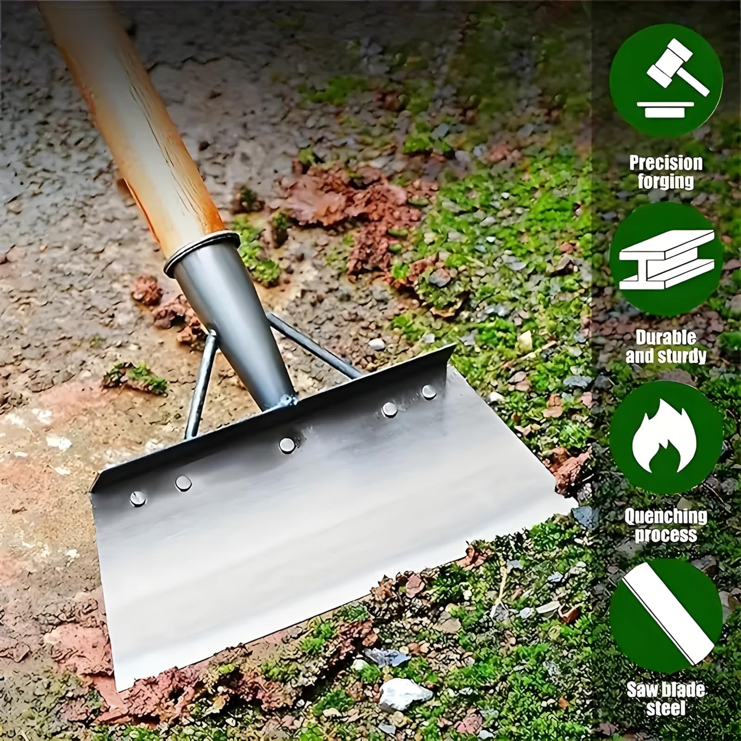 Multifunctional Garden Tool - Outdoor Cleaning Shovel, Patio Weed Remover, Snow Ice Removal