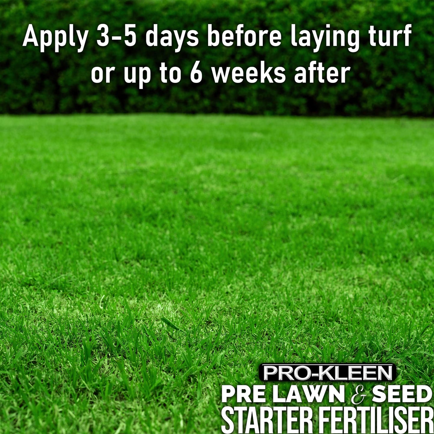 Pro-Kleen Pre Lawn & Seed Starter Fertiliser - Phosphorus Rich with Nitrogen, Potassium & Magnesium (NPK 8-12-8 - 3MgO) with added Zinc & Seaweed - Non-Toxic & Non-Staining - Covers up to 83m2 (2.5kg)