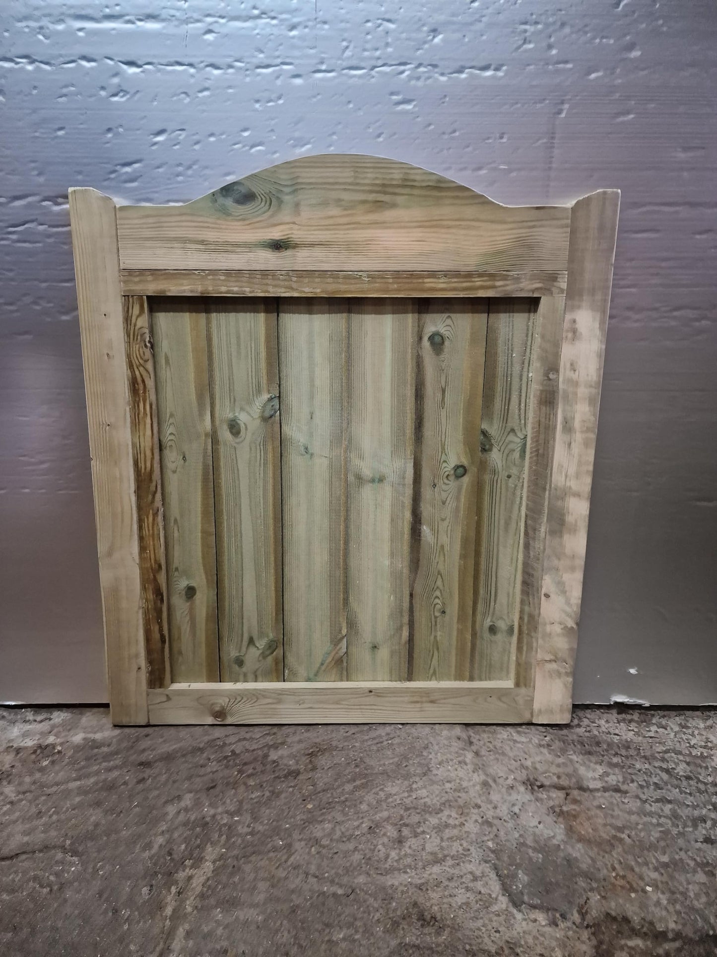 md carpentry Wooden Garden Gate, Pressure Treated, 90cm High x 120cm Wide, Green