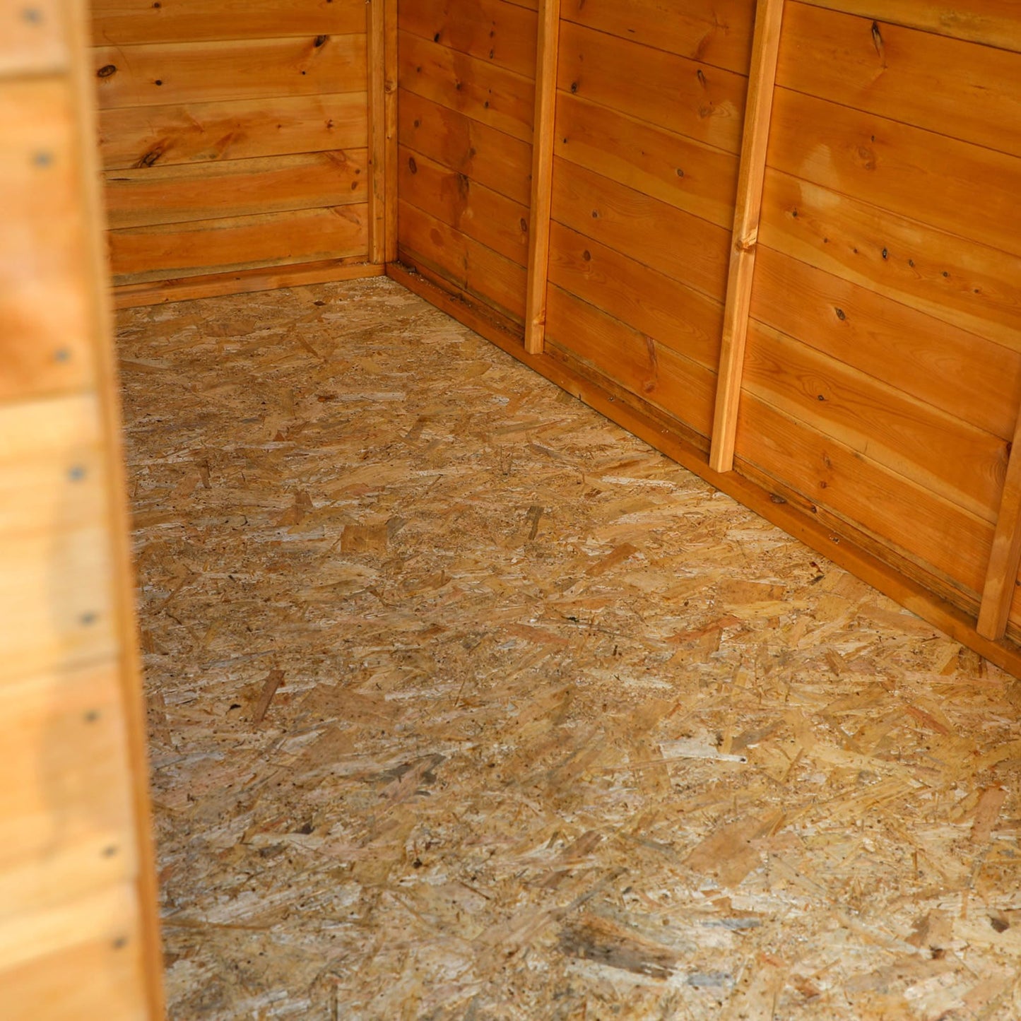 Waltons 8x6 Wooden Garden Shed | Shiplap Apex Roof Outdoor Storage Shed with Windows & Single Door | Tongue & Groove Timber | 8ft x 6ft Weatherproof Shed with Felt & Fixings