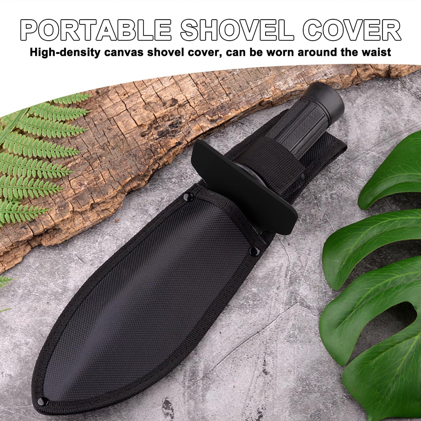 Garden Trowel with Gloves - Heavy Duty Spades for Gardening, Garden Spade for digging, Camping Shovel, Small Mini Hand Shovel, Metal Detecting Spade, Survival Outdoor Digging Tools Accessories