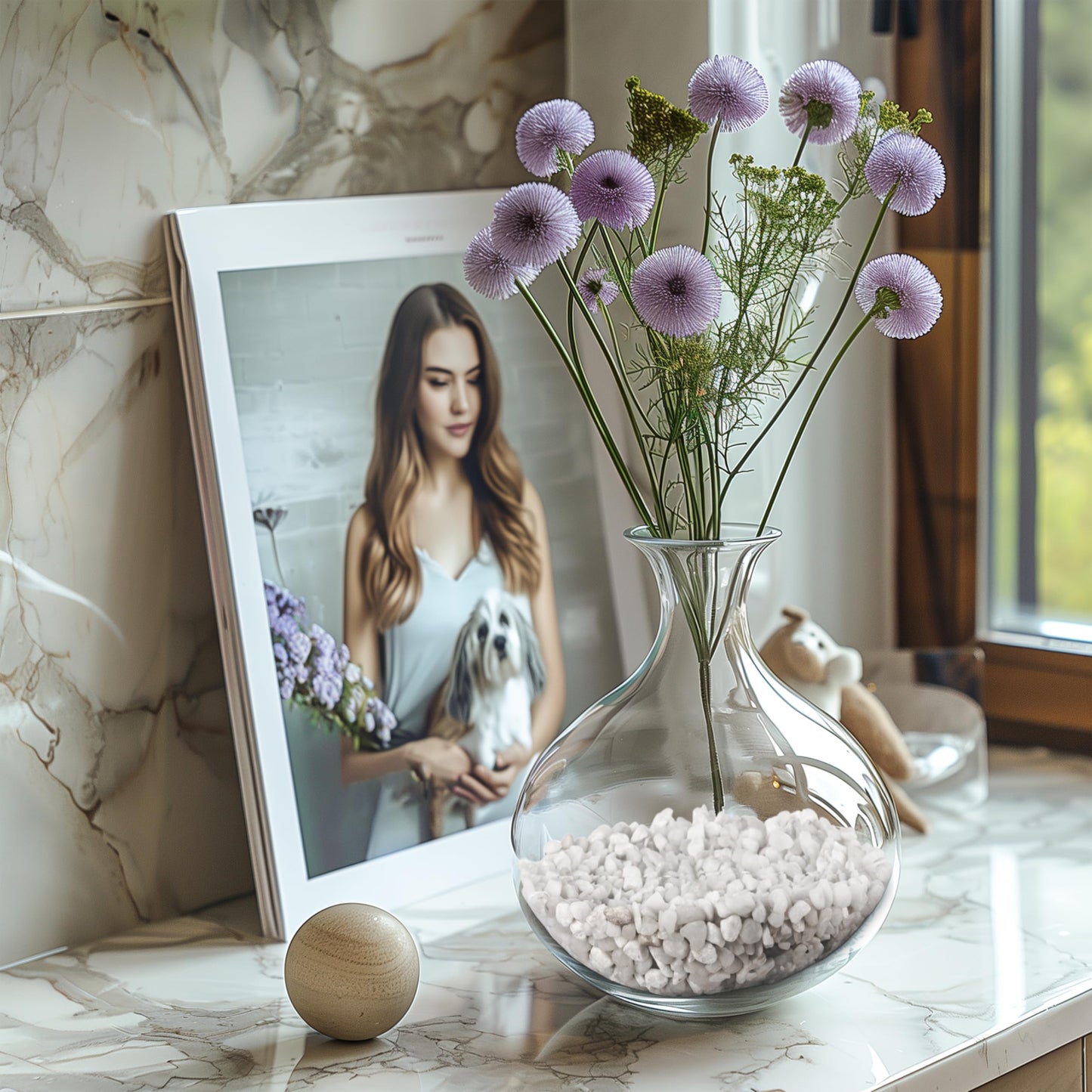 BELLE VOUS White Decorative Garden Stones (3.6kg Bag) - Natural Mixed River Gravel - Small Pebbles for Plant Pots, Vase Filler, Landscaping, Aquariums & Home