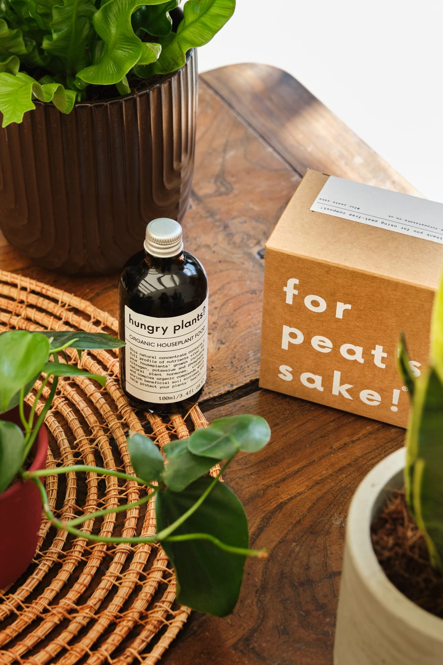 Hungry plants? | PREMIUM HOUSEPLANT FERTILISER | FULL PROFILE CONCENTRATE | ORGANIC | Houseplant Food - Seaweed Extract - Organic Components