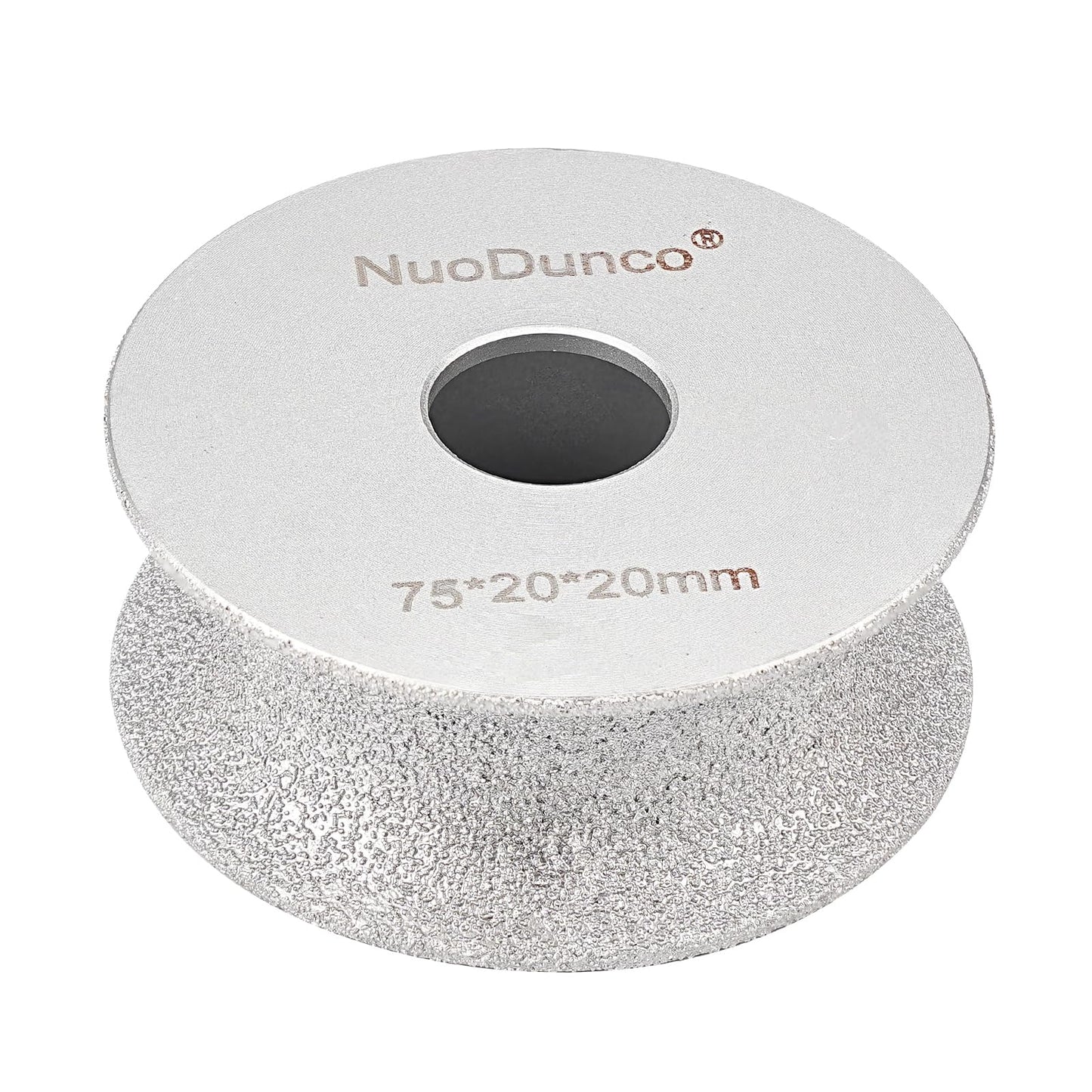 NuoDunco Bullnose Grinding Wheel Porcelain Bullnose Tool, 73mmx20mmx20mm Brazed Grinding Wheel Concave Abrasive Wheel For Marble Granite Tiles Quartz Stone