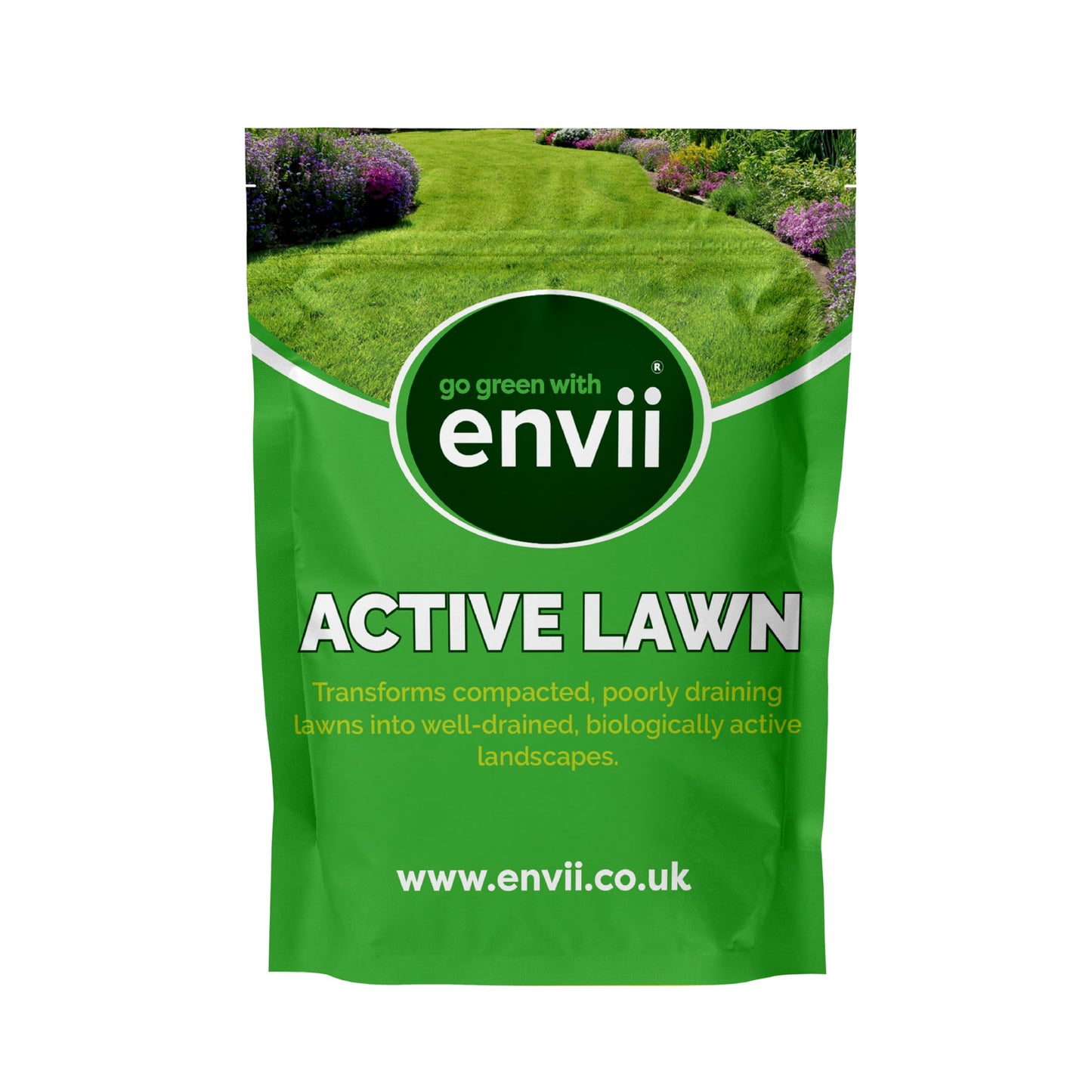 Envii Active Lawn – Lawn Clay Soil Improver, Improves Aeration & Lawn Health (Covers up to 40m2)