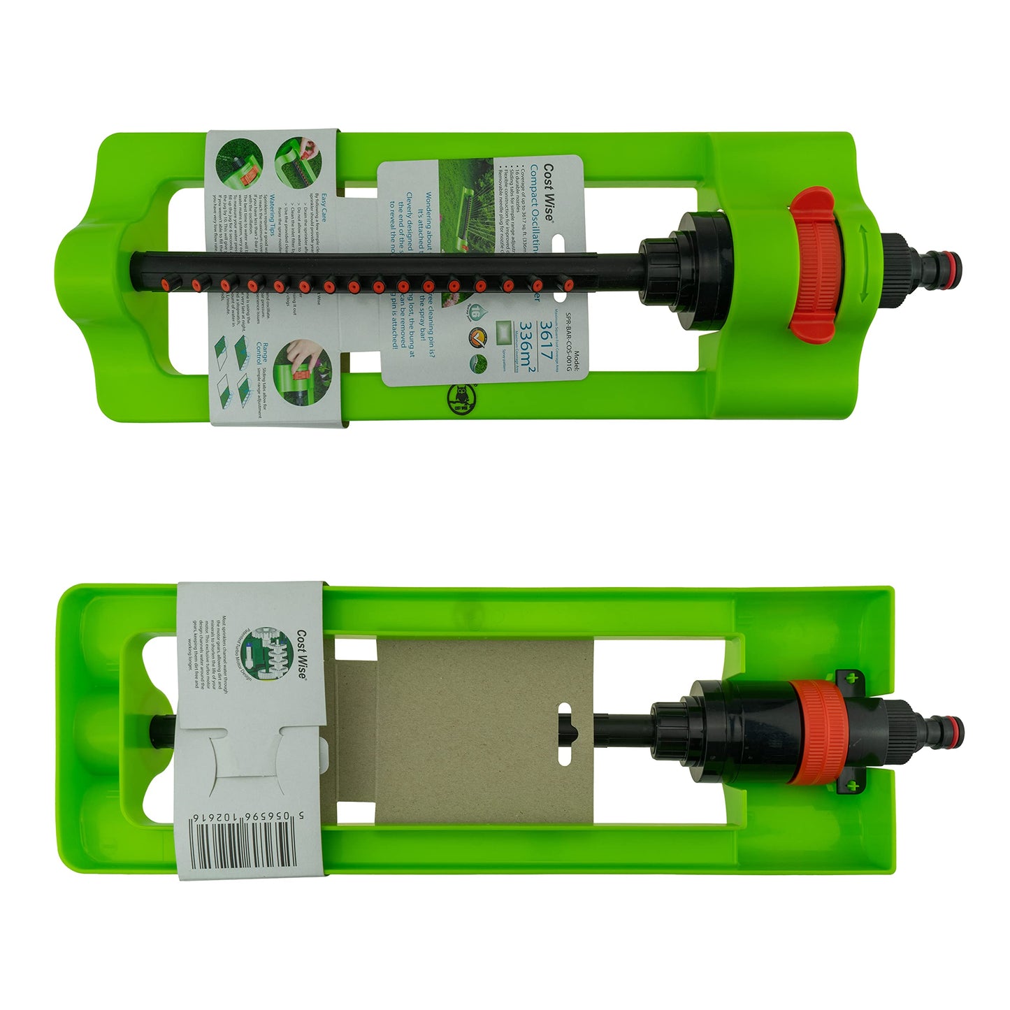 Garden lawn/grass adjustable lawn bar oscillating sprinkler Easy to use sprinkler for lawns and borders,adjustable oscillating action with wider stable base and universal click hose connection