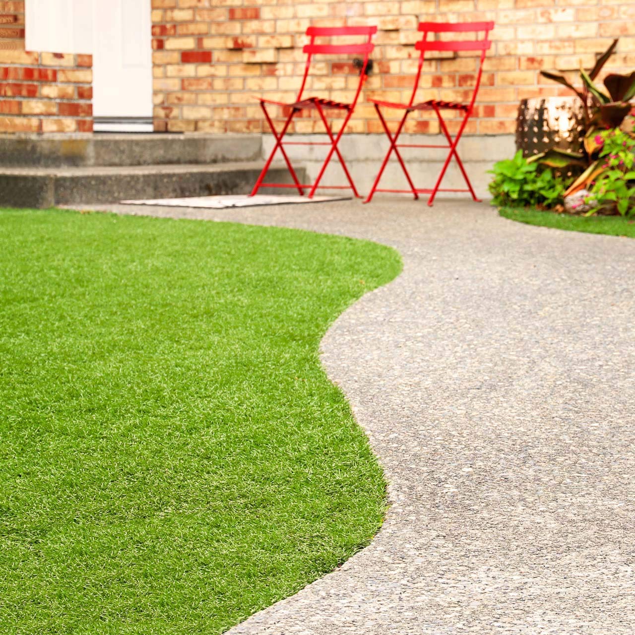 Harrier Kingston Luxury Artificial Grass - 35mm Pile Height 2m/4m Widths | Natural & Realistic Astro Turf | Premium Multi-Tonal Fake Grass For Garden/Outdoors (4, 25m)