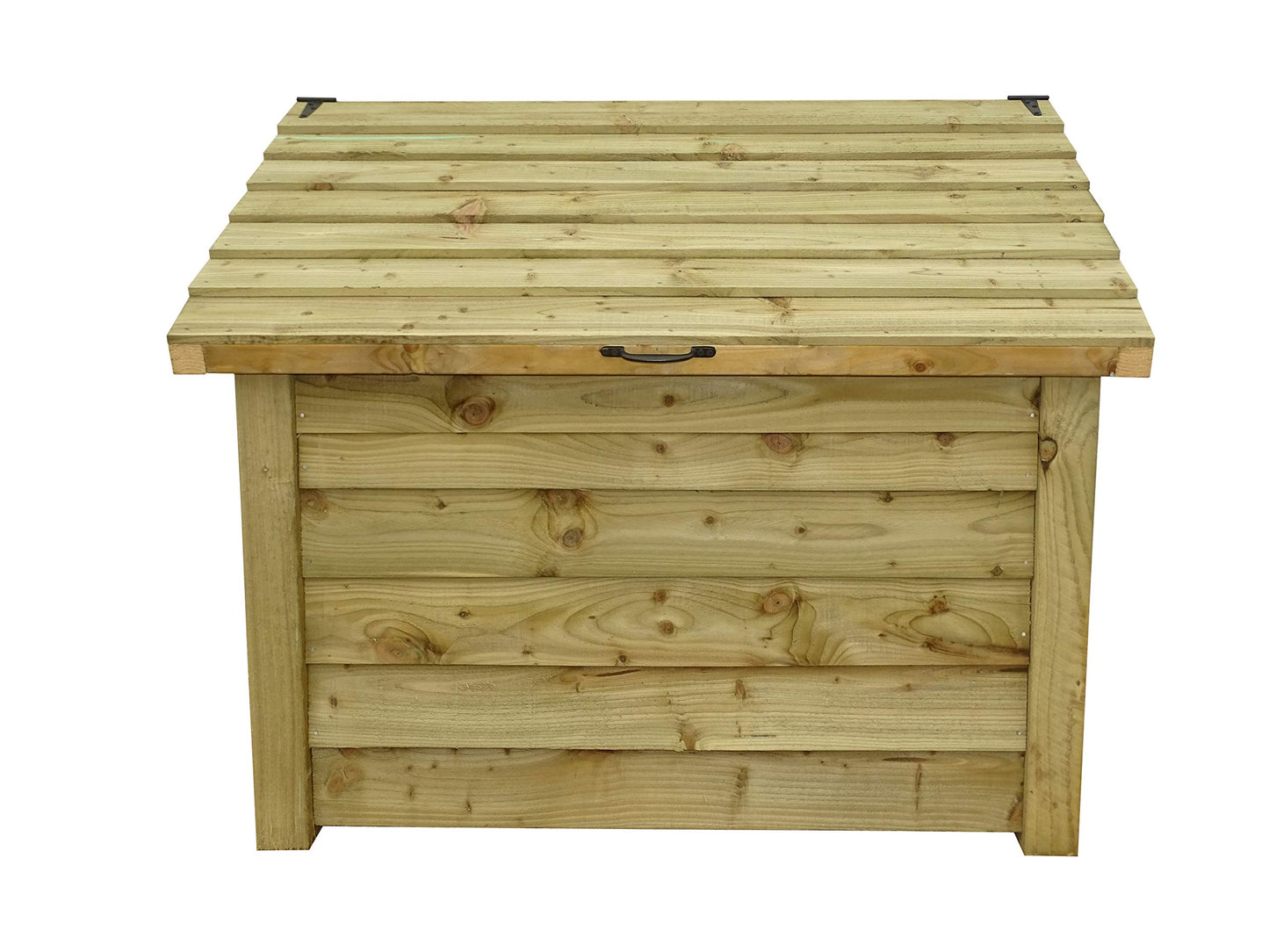 Wooden Log Chest Storage (1.14 cubic meters capacity) (W-127cm, H-104cm, D-87cm) (Light Green (Natural))
