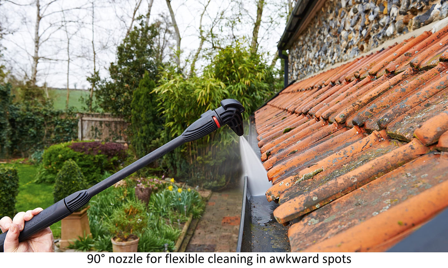 Bosch Pressure Washer Home and Car Cleaning Kit (with patio Cleaner, wash Brush and 90 degree nozzle, in Carton Packaging)