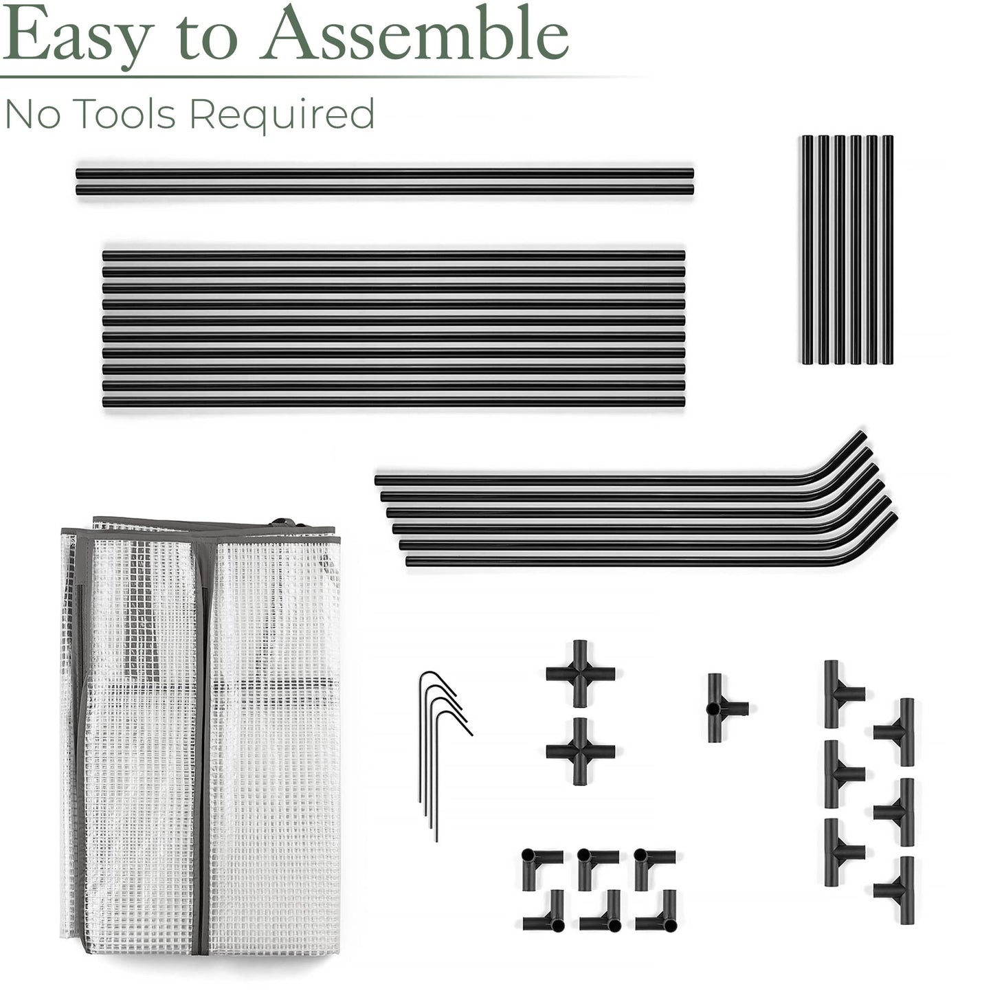 CHRISTOW Large Grow Tunnel Cloche Garden Polytunnel Greenhouse With Reinforced Cover (choose 1.8m, 2.7m or 3.6m long)