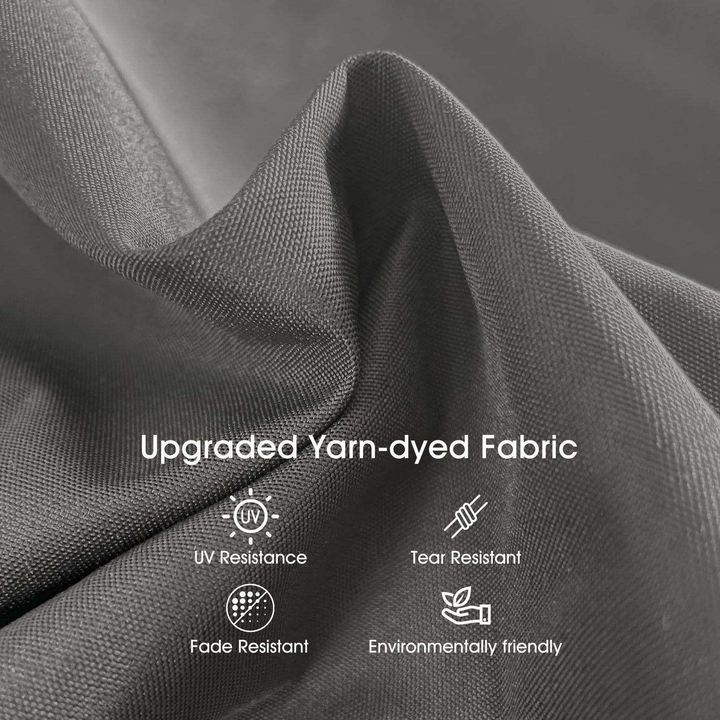 PURPLE LEAF 3 X 4 M Metal Pergola with Retractable Roof, Charcoal Grey Frame, Large Garden Pergola for BBQ, Outdoor and Patio, Grey