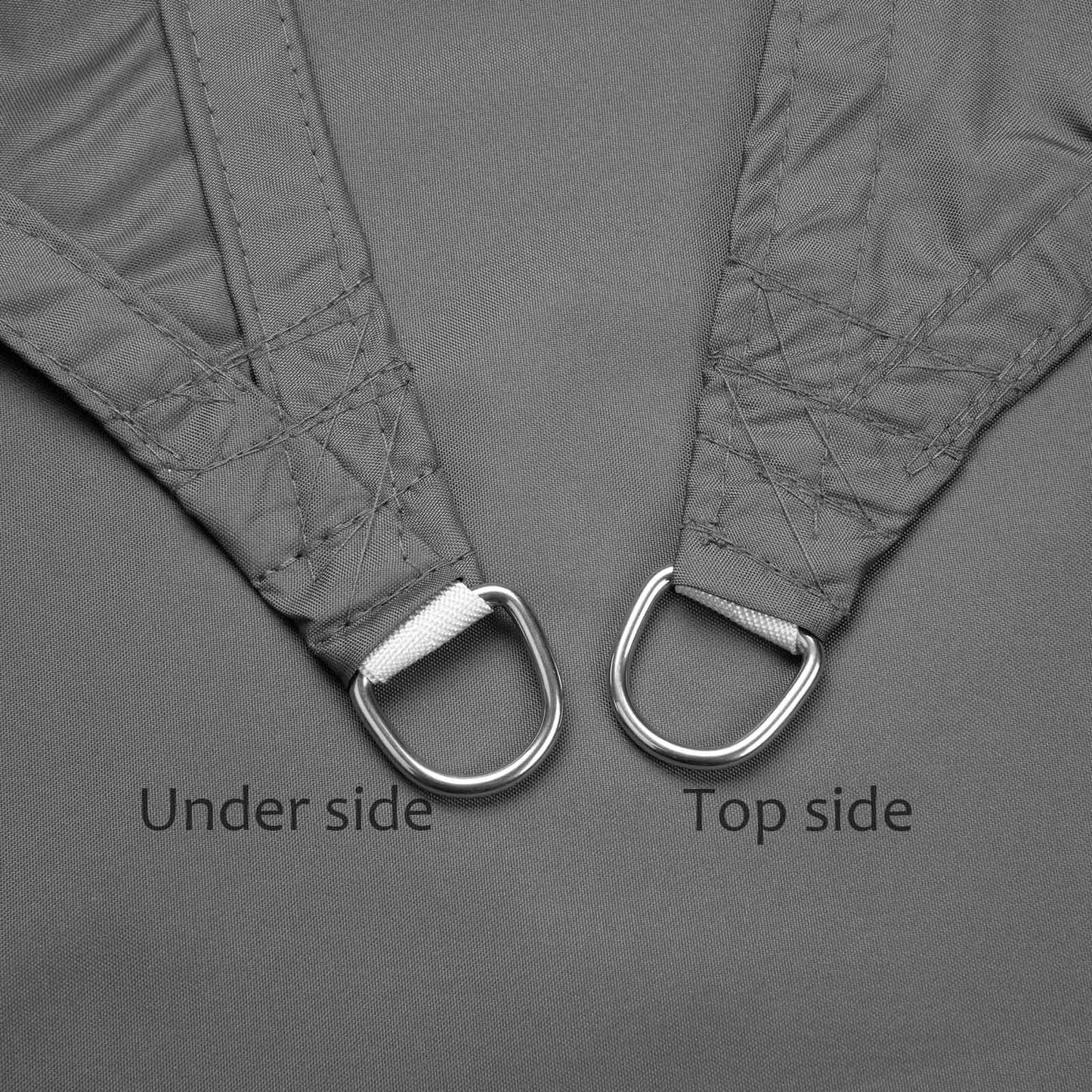 swift Sun Shade Sail 4m x 5m Waterproof Rectangle PES Polyester 98% UV Block 4x5 Meter Sunscreen Awning 5x4 Rectangular Canopy Sail Shades for Garden Outdoor Patio with Free Ropes, Grey