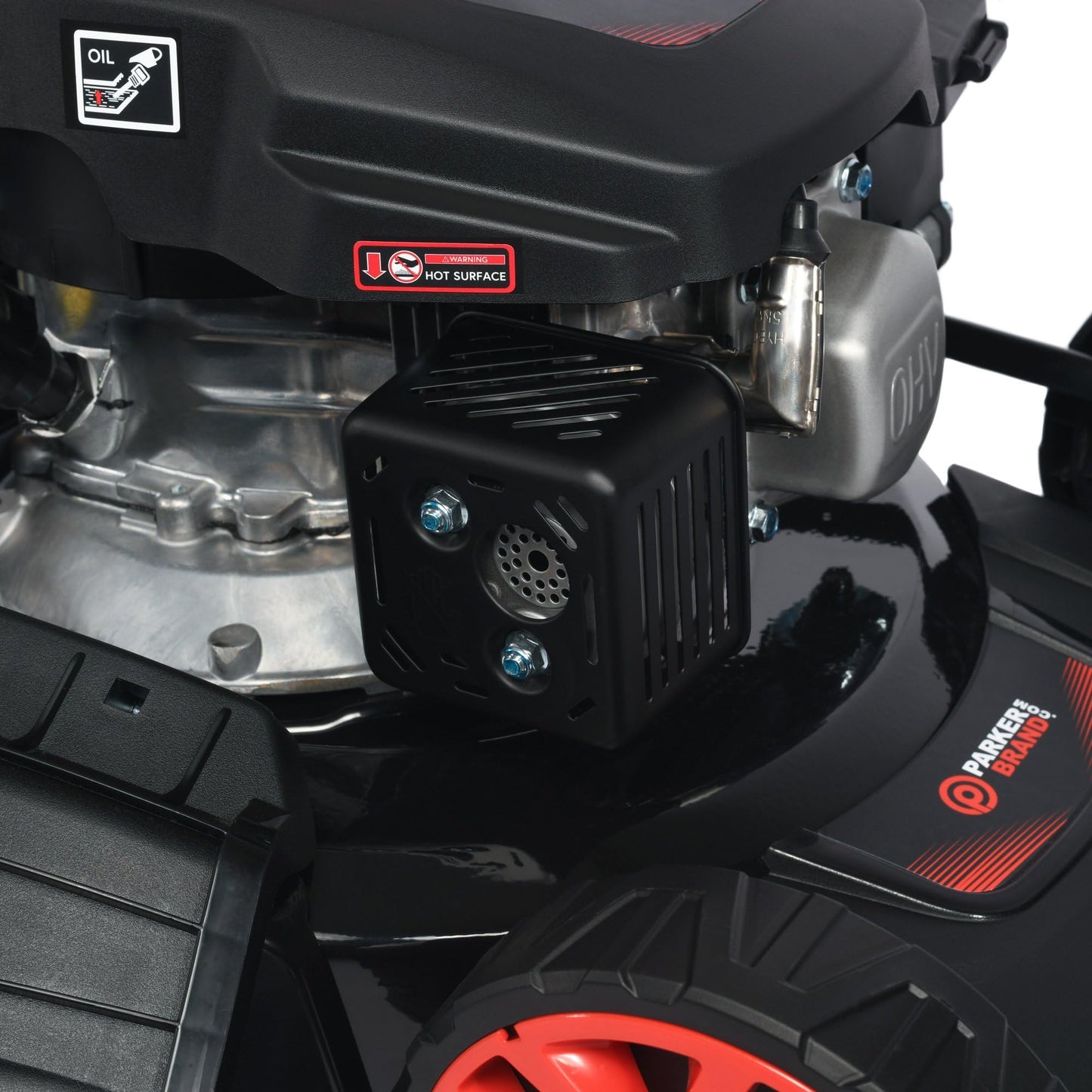 17" Hand Push Petrol Lawnmower