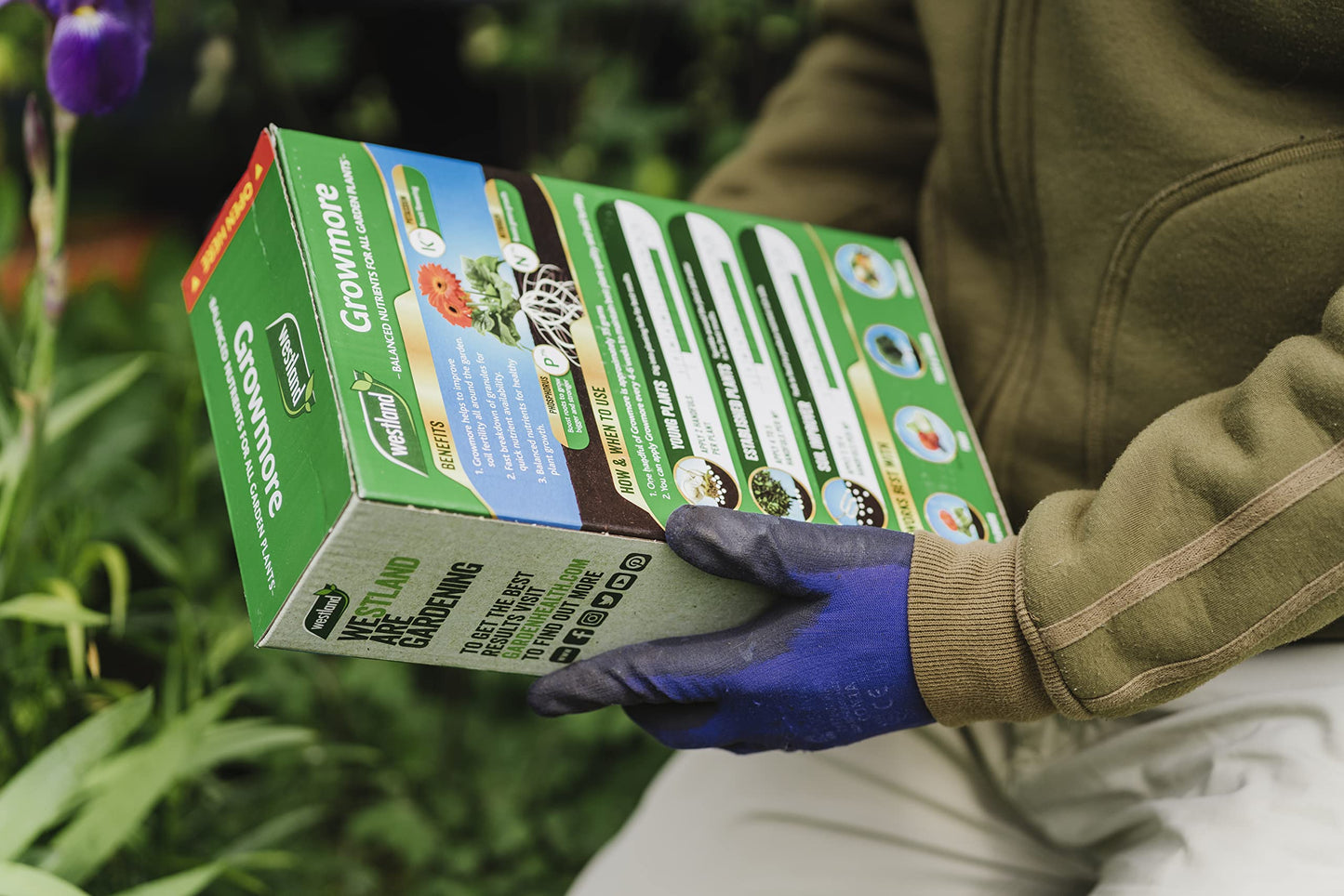 Westland 20600098 Growmore Balanced Garden Fertiliser For All Plants, 4 kg, Natural