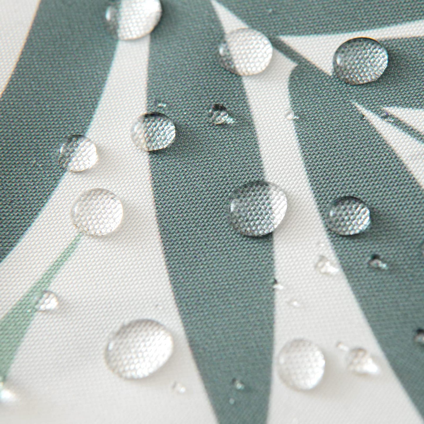 MIULEE Outdoor Cushion Covers Waterproof Polyester Throw Pillow Cover Square Decorative Pillowcase with Leaf Patterns for Garden Sofa Livingroom Bedroom Tent Park 2 Pieces 18x18 Inch Green Grey