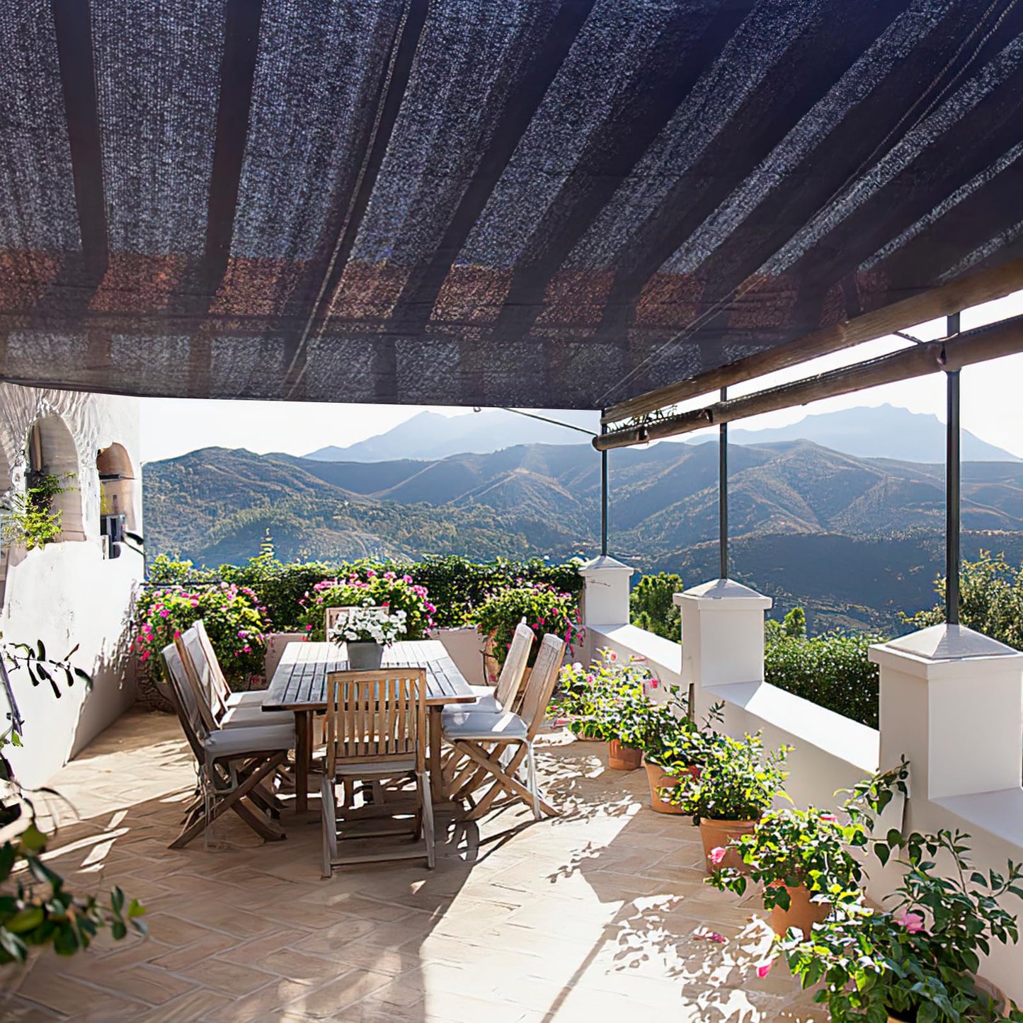 Canopy Outdoor, Sun Shade Sails, Breathable Garden Sail Shade, Lightweight Garden Canopy, 90% Shading Rate UV-Resistant, Garden Awning, Sun Shades for Garden Patio Dogs Greenhouse - 2 X 3m