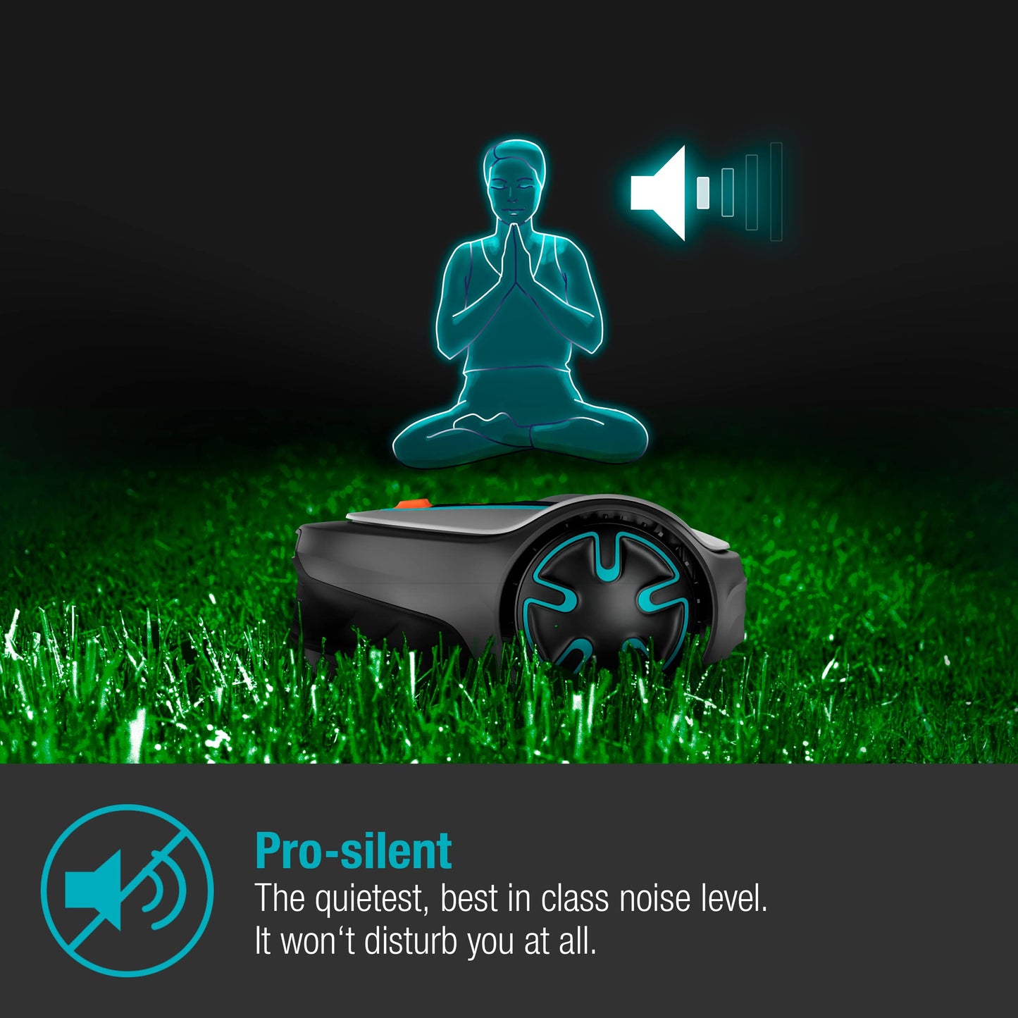 Gardena Robotic Mower SILENO minimo 250 m²: Intelligent lawn mower with excellent connectivity, programmable with the Gardena Bluetooth® app, UK version (15201-28)