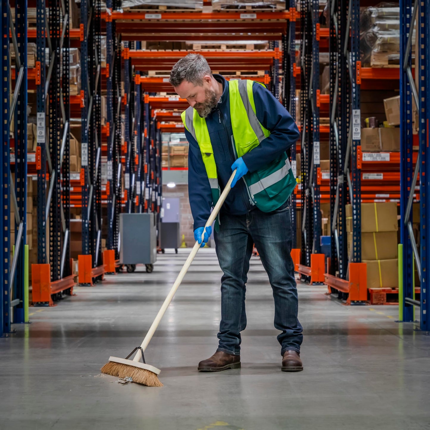 Sealey 24"(600mm) Broom Soft Bristle - BM24S