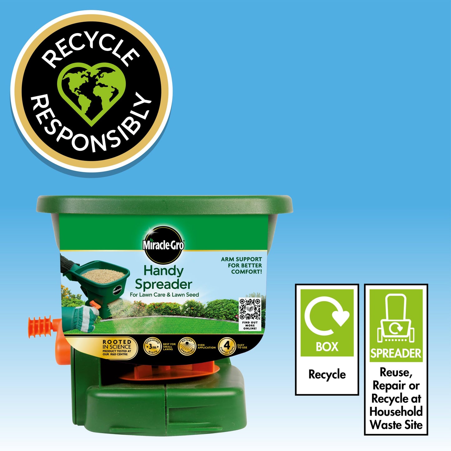 Miracle-Gro Handy Lawn Seed Spreader