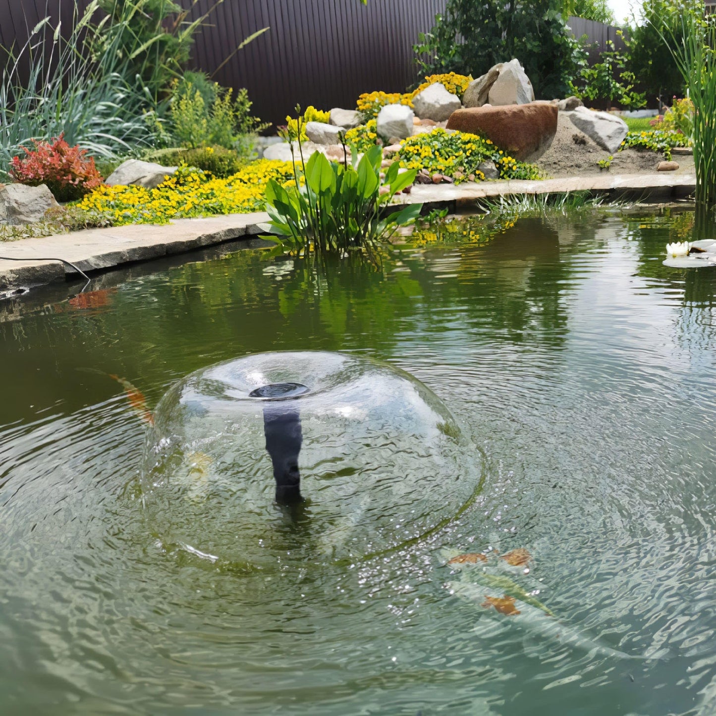 Billing Solar Pond Foundtain with Battery Backup, 6W 300L/H Solar Water Pump with 3000mAh Battery Backup, with Filter DIY 5ft Tubing Solar Fountains Water Feature for Garden Ponds, Pool, Fish Tank