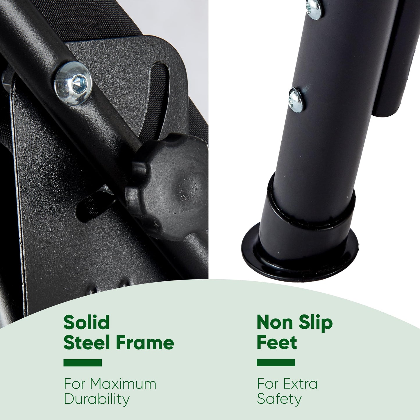 Outdoor Garden Swing Bench with Padded Seat and Water Resistant Shade Canopy 3 Seat Patio Swinging Bench for Garden Yard Outside