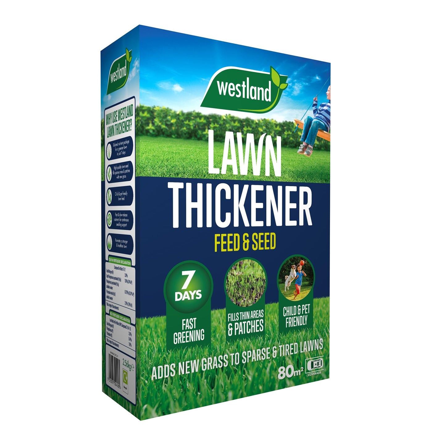Westland Lawn Thickener 80m2 Box, Brown