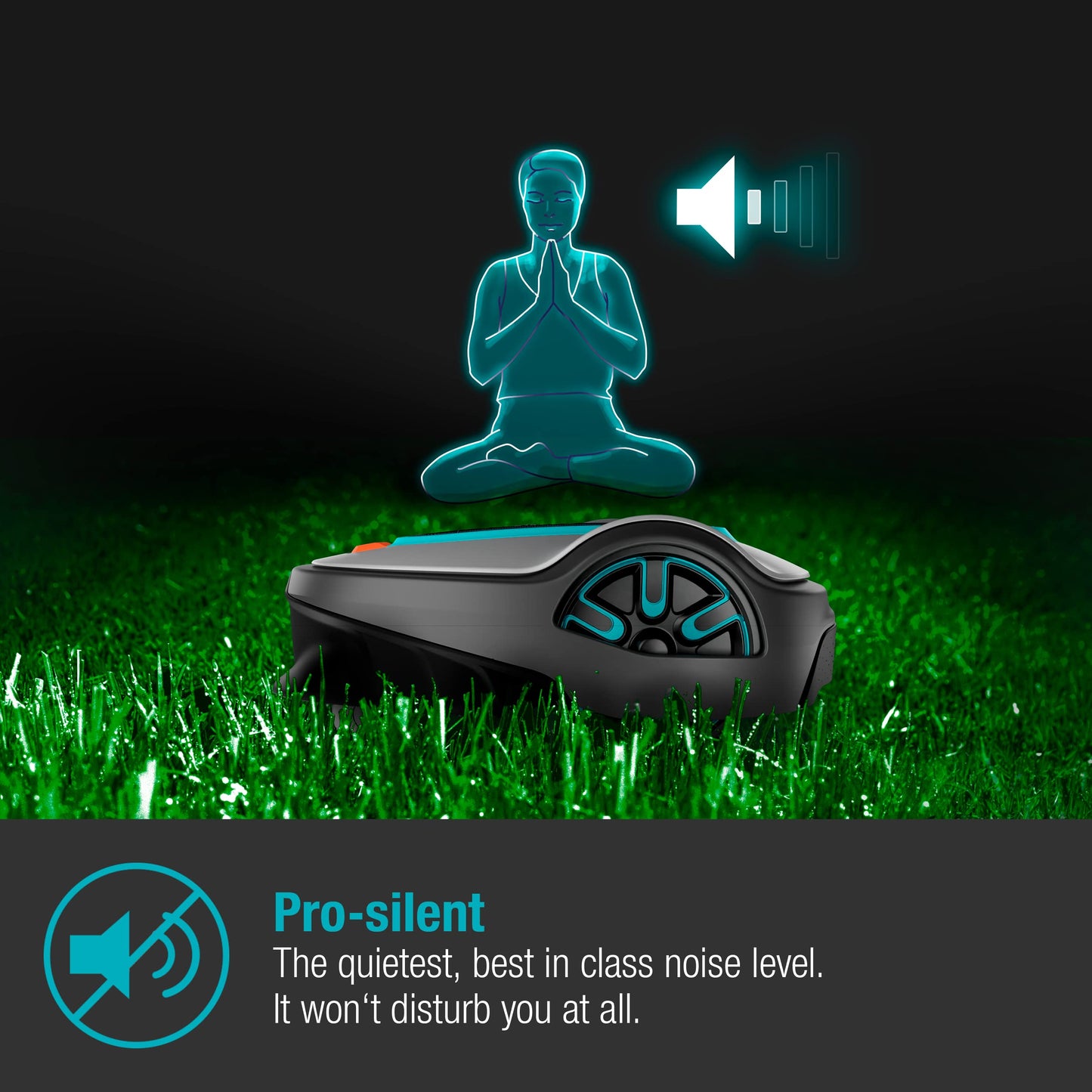 Gardena smart SILENO life 1000 m² robot lawnmower set: Innovative LONA AI technology, controlled via app, SensorControl, for slopes up to 35 per cent, incl. smart gateway, UK version (19702-68)