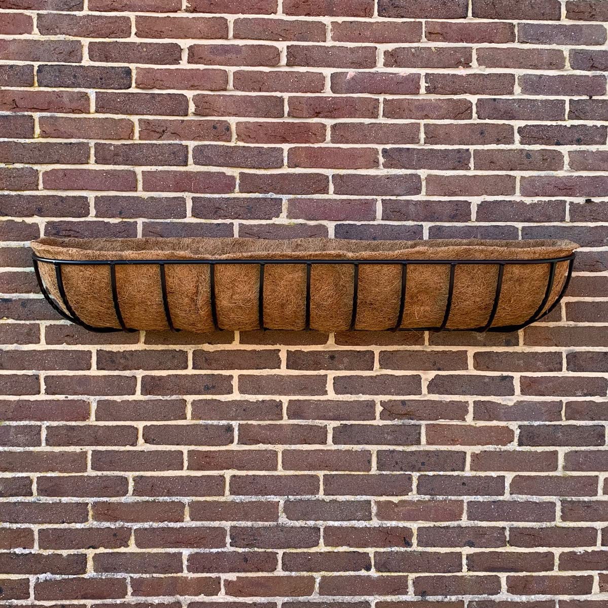 Selections Metal Wall Trough Planters (120cm Trough x 2)