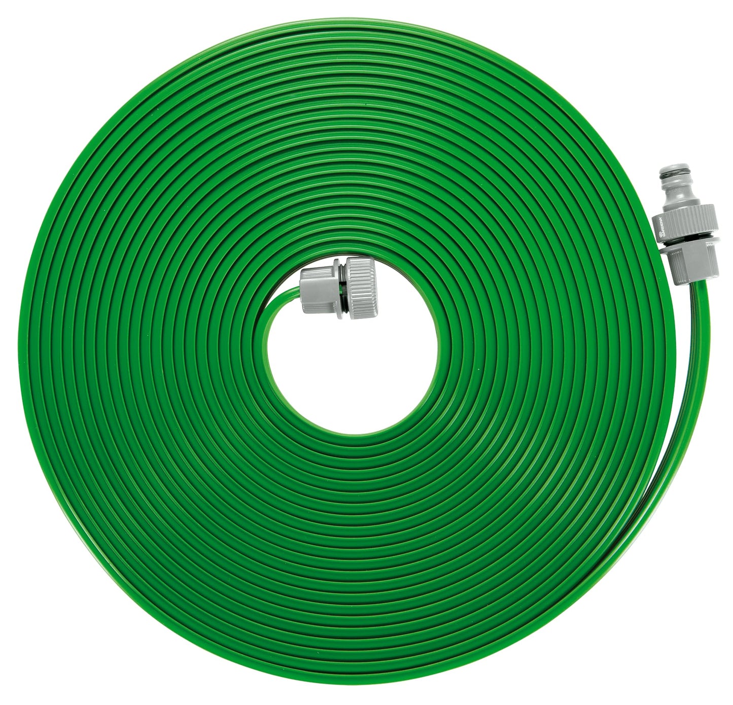 Gardena Sprinkler Hose: Fine spray sprinkler for watering elongated, narrow areas, length 15 m, ready-to-connect, green, can be individually shortened or lengthened (1998-20)