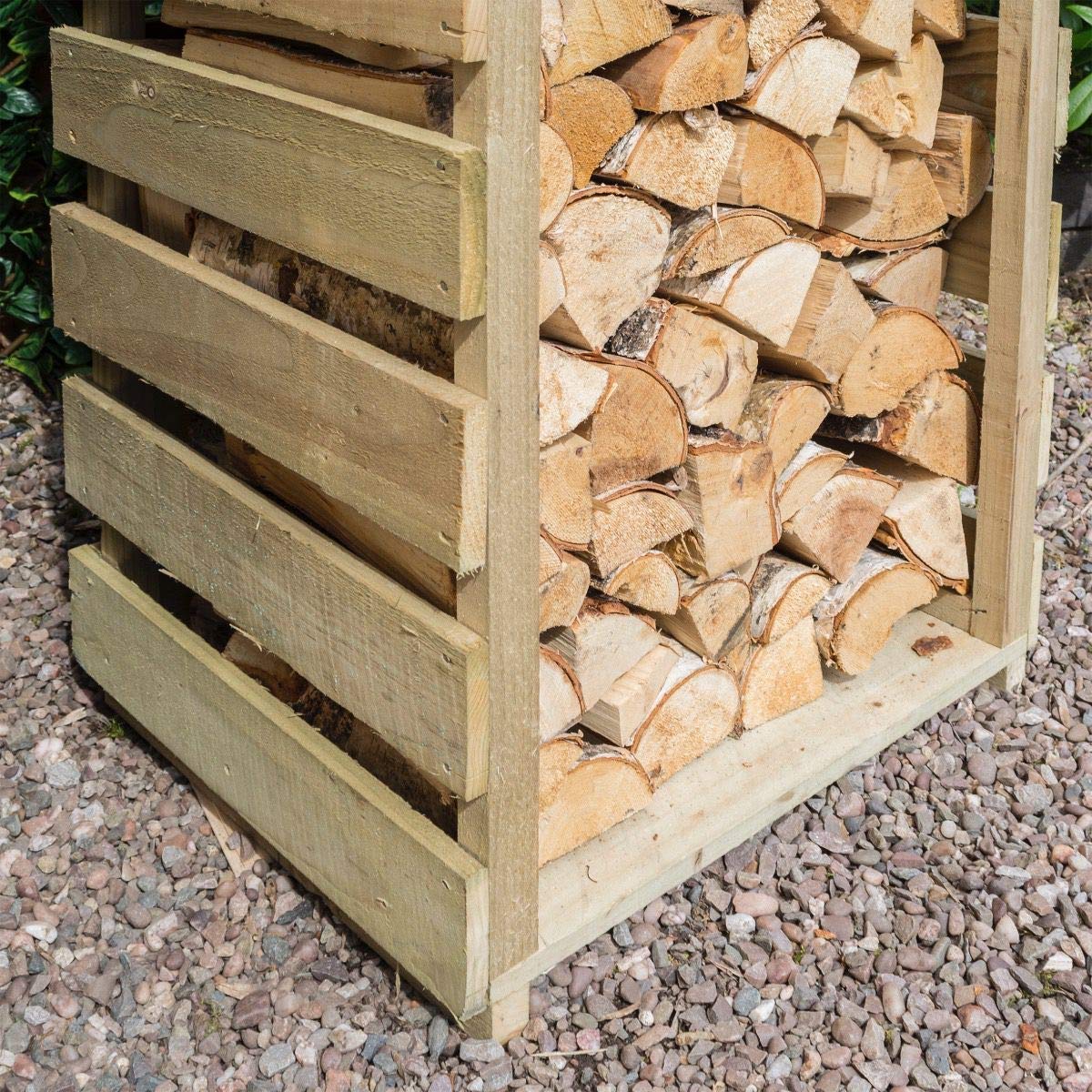 Rowlinson Narrow Log Store Pressure Treated Timber