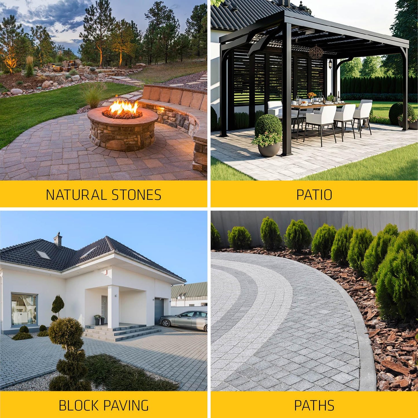 Sika Patio Seal Paving – Water Base Sealer and Appearance Enhancer for New and Recently Cleaned Paving – 5 Litre