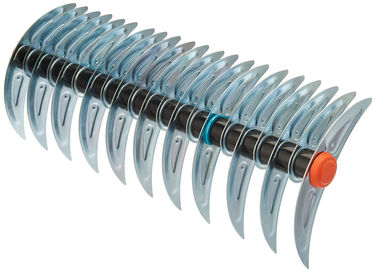 GARDENA Combisystem cutting rake: rake for removing moss and thatch, 35 cm working width, made steel, even for raking refuse and stones suitable (3392-20)