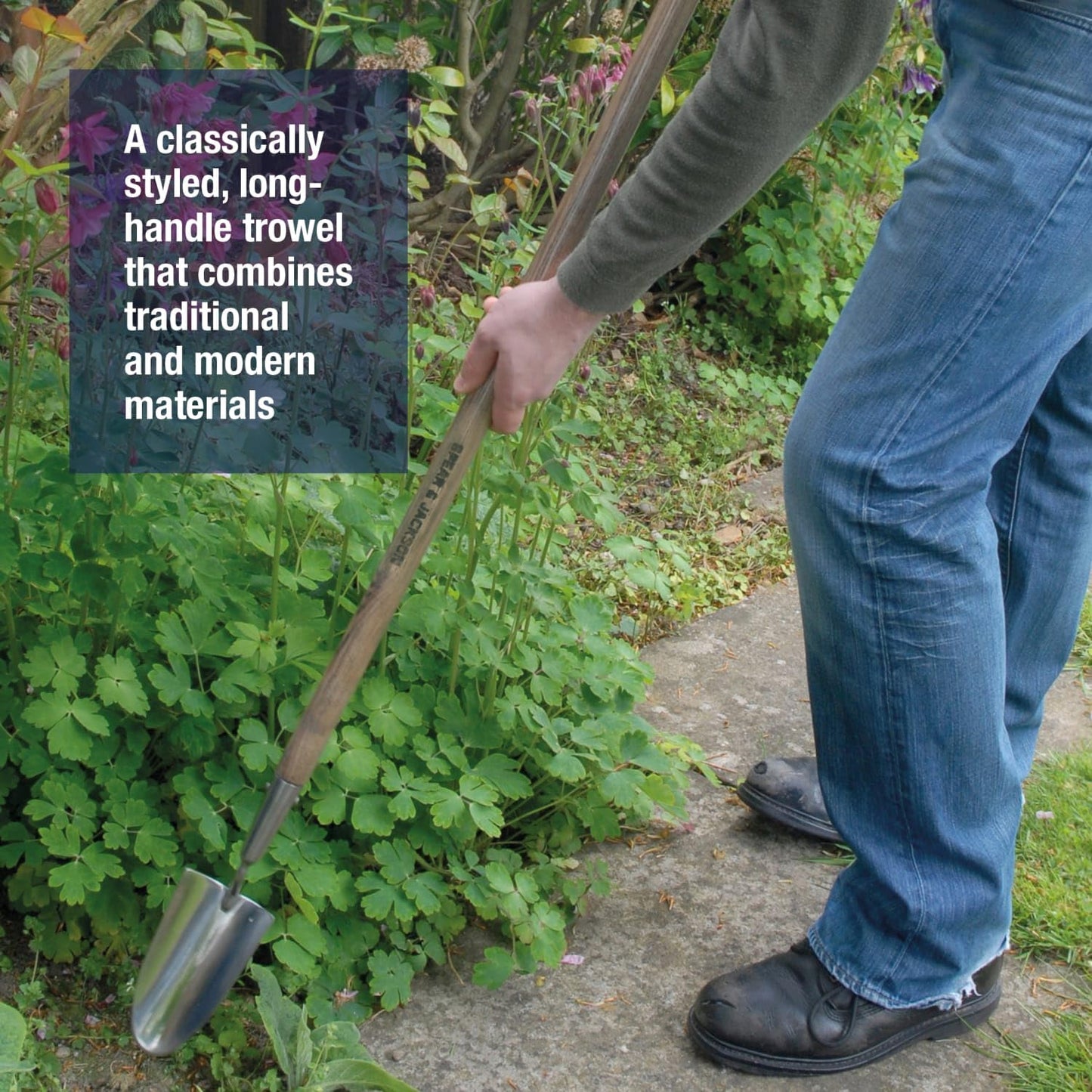 Spear & Jackson 5310TR Traditional Stainless Steeel 42" Long Handled Trowel