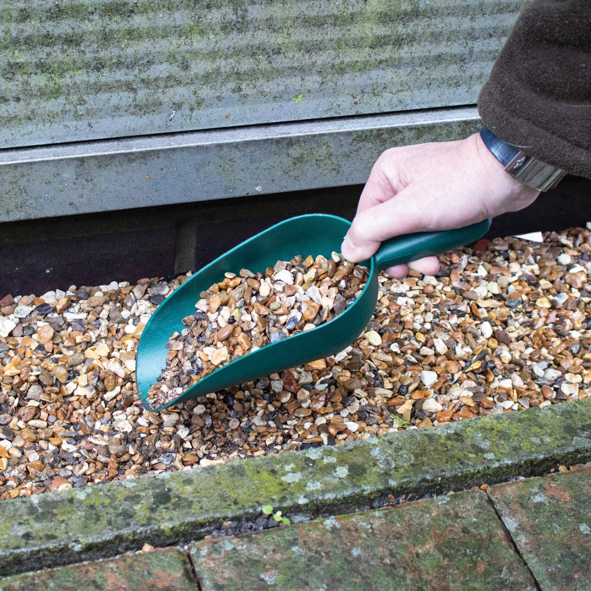 Amtech U1250 Garden Scoop, Multi-Purpose Scoop for Soil, Seeds, Powders and Pellets, 500ml