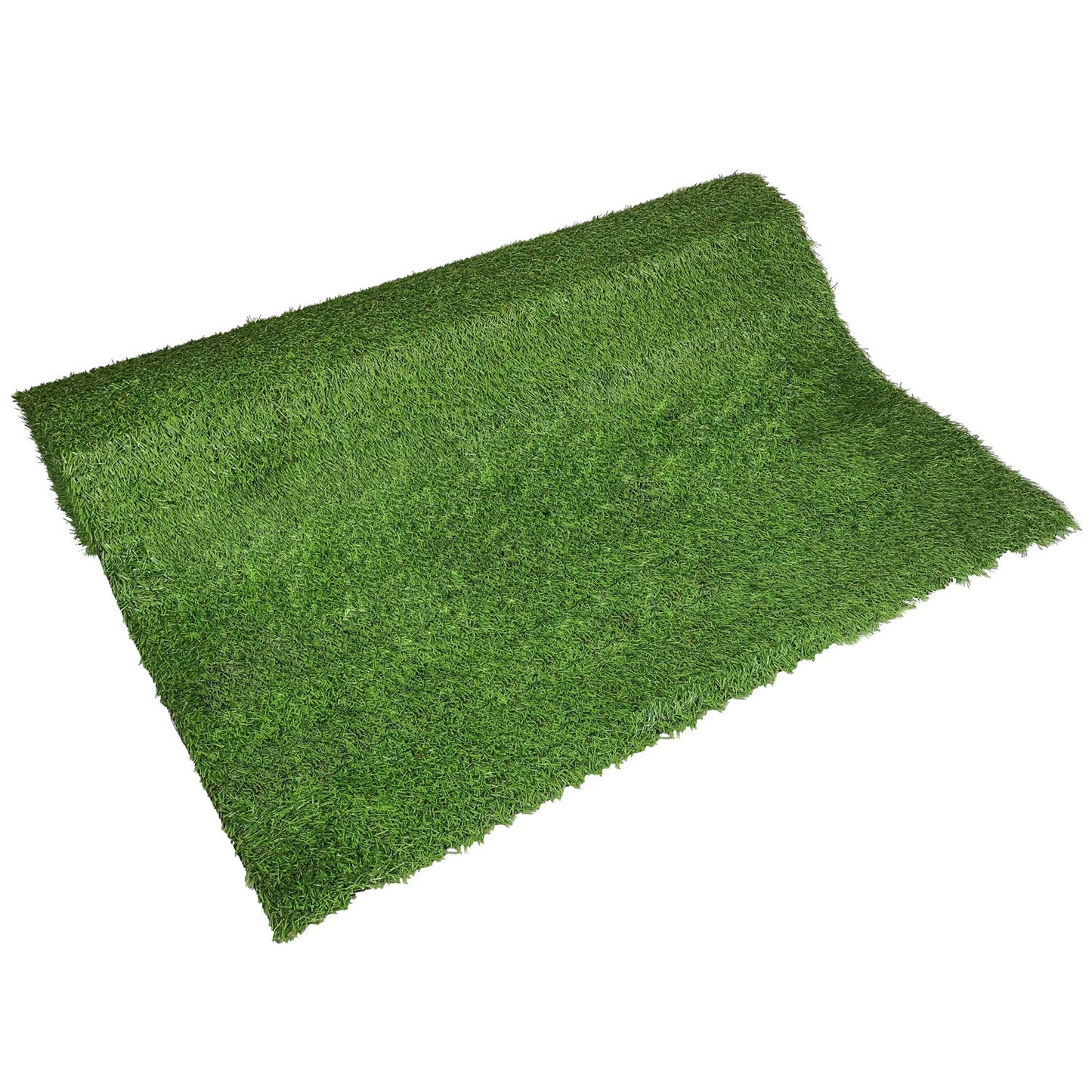simpa 2 x Quality Non Fade Artificial Grass Pile Roll - 4m x 1m / 13ft x 3.3ft - 20mm Pile Height - Astro Turf Fake Lawn - Tested for Extreme Weather Conditions.
