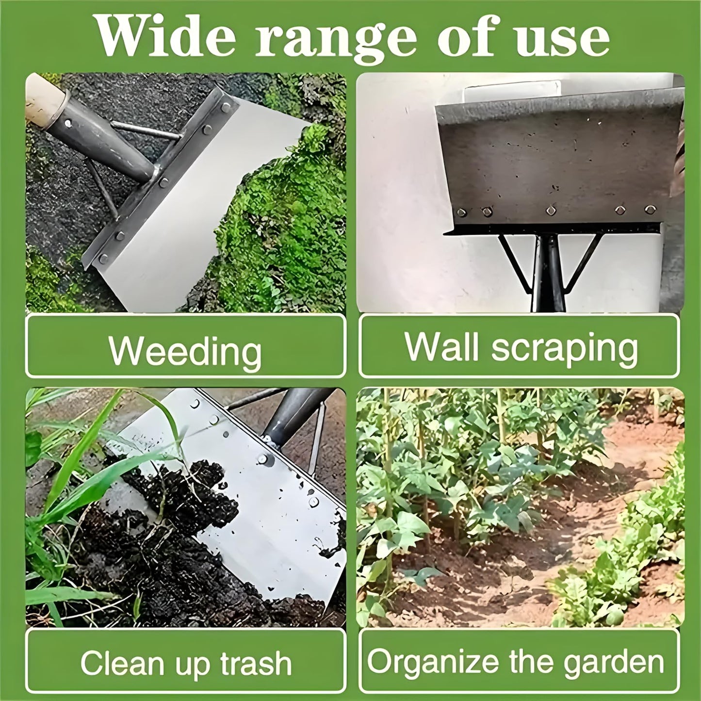 Multifunctional Garden Tool - Outdoor Cleaning Shovel, Patio Weed Remover, Snow Ice Removal