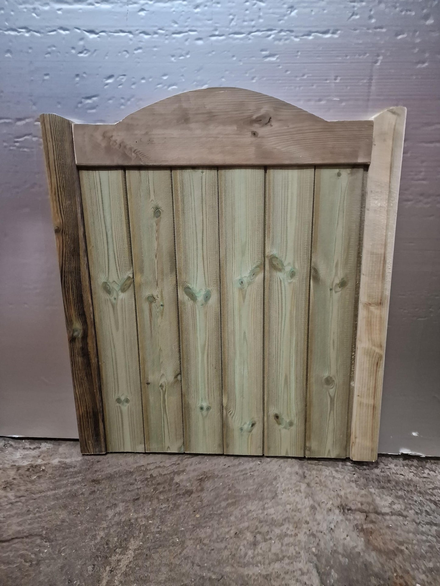 md carpentry Wooden Garden Gate, Pressure Treated, 90cm High x 120cm Wide, Green