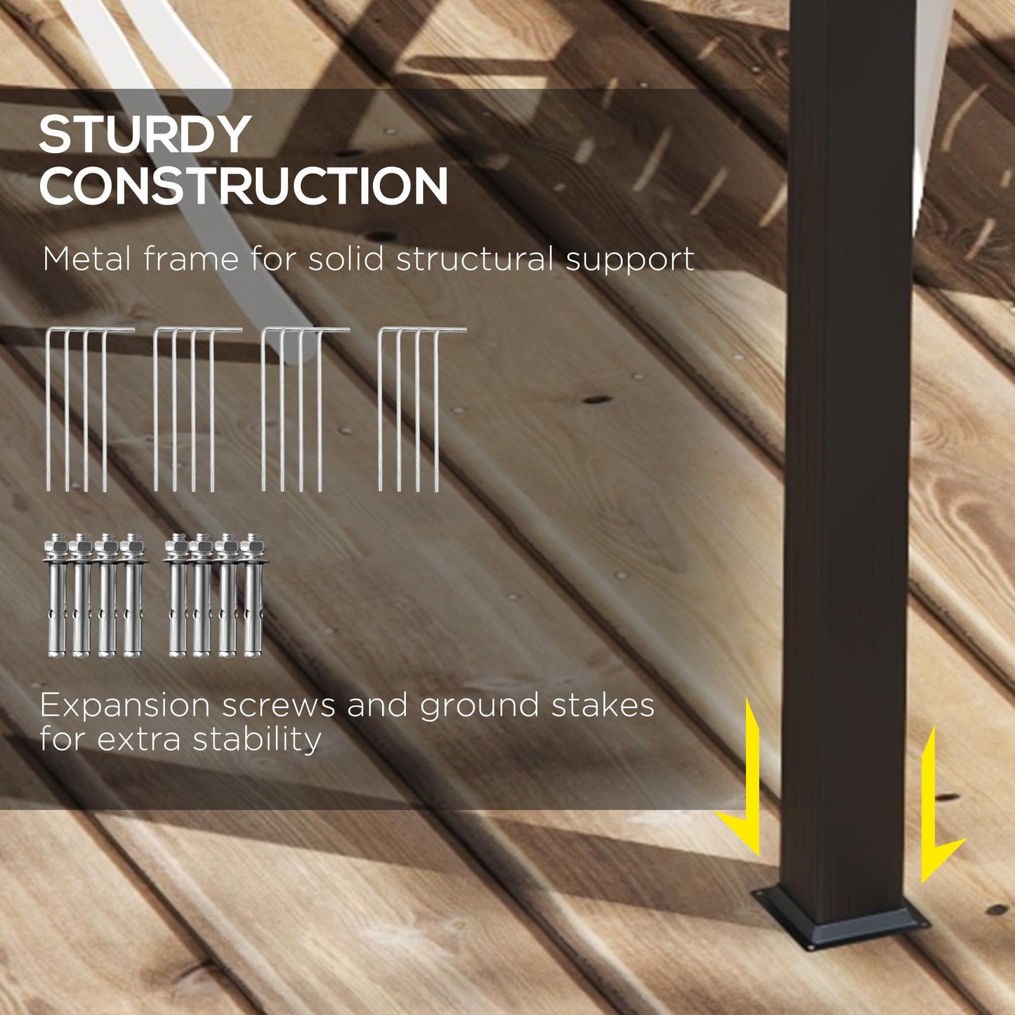 Outsunny 3 x 3(m) Pergola with Retractable Roof Canopy and Curtains, Metal Frame Garden Gazebo Outdoor Sun Shade Shelter for Grill, Patio, Deck, Light Grey