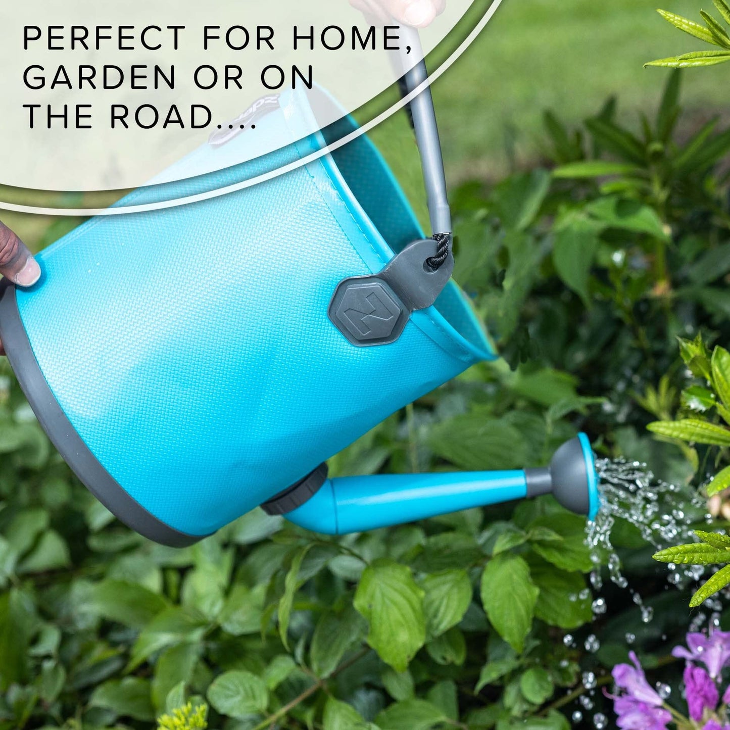 Colapz 7L Premium Collapsible Outdoor Watering Can - Convertible to 9L Collapsible Bucket - Top Up Water Tanks with Ease - BPA Free Portable Caravan & Motorhome Accessories Collapsible Watering Can UK