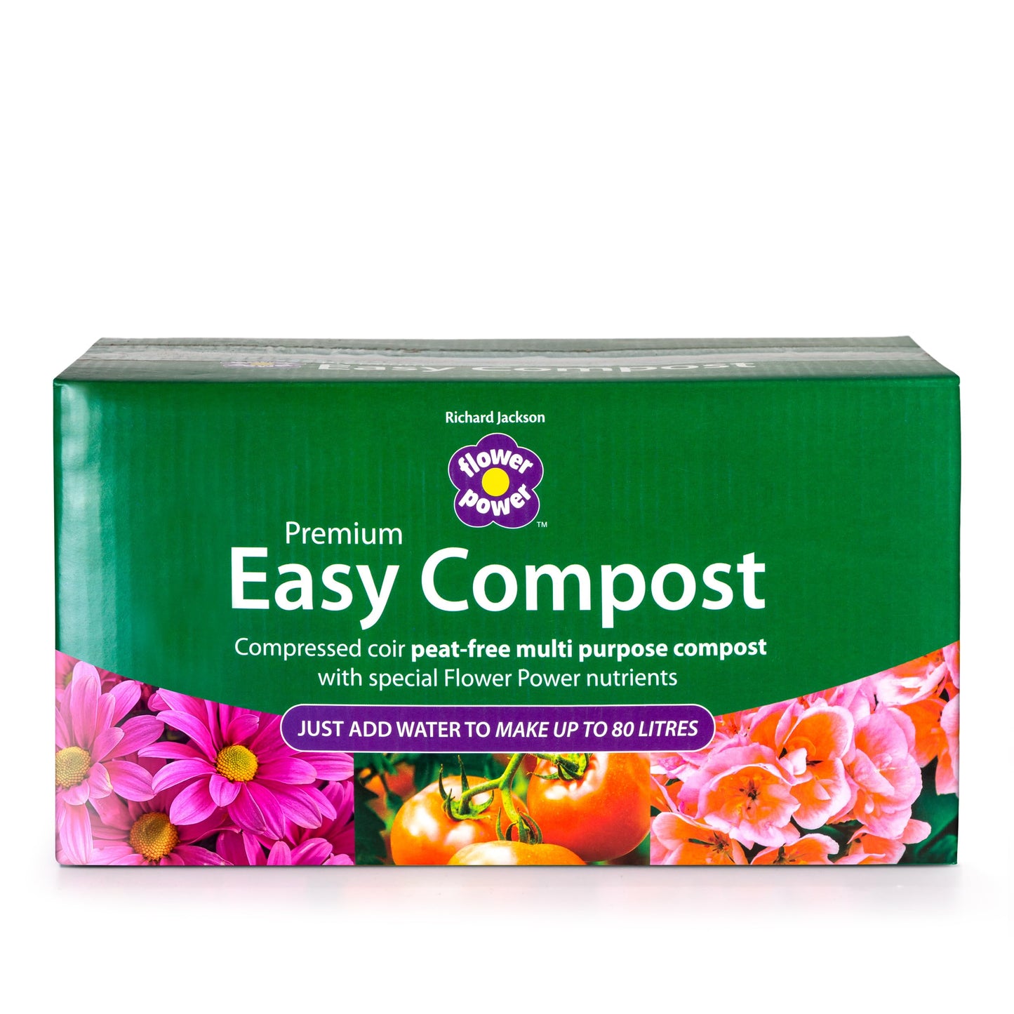 Richard Jackson's Easy Compost Coir Compost Enriched With Long Lasting Fertiliser, 8X 10L Blocks Makes Up To 80L