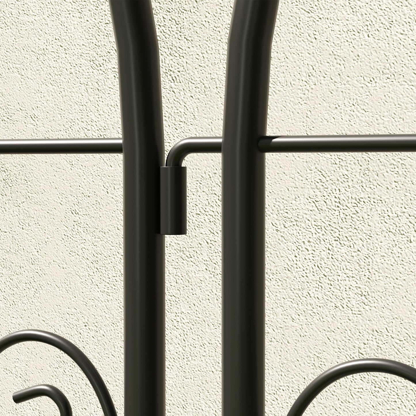 Outsunny Set of 2 Metal Garden Trellis, Decorative Trellis Panels for Climbing Outdoor Plants, Vegetables, Vines, Flowers, 150 x 50cm