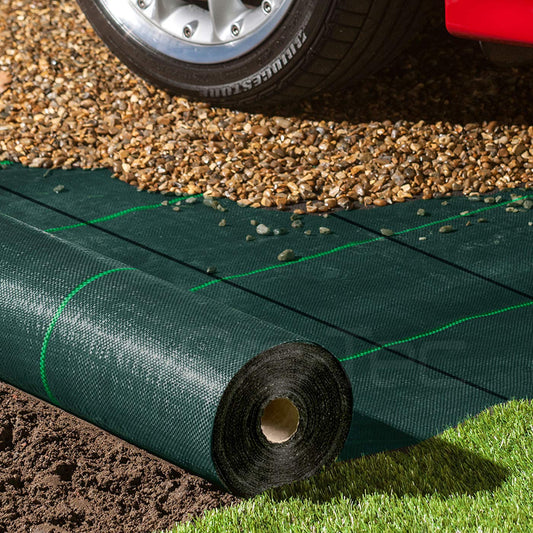 Pro-Tec 130gsm Commercial Grade Super Heavy Duty 1,2,3,4,5m Wide Weed Control Fabric Garden Ground Cover Membrane (3m x 10m)