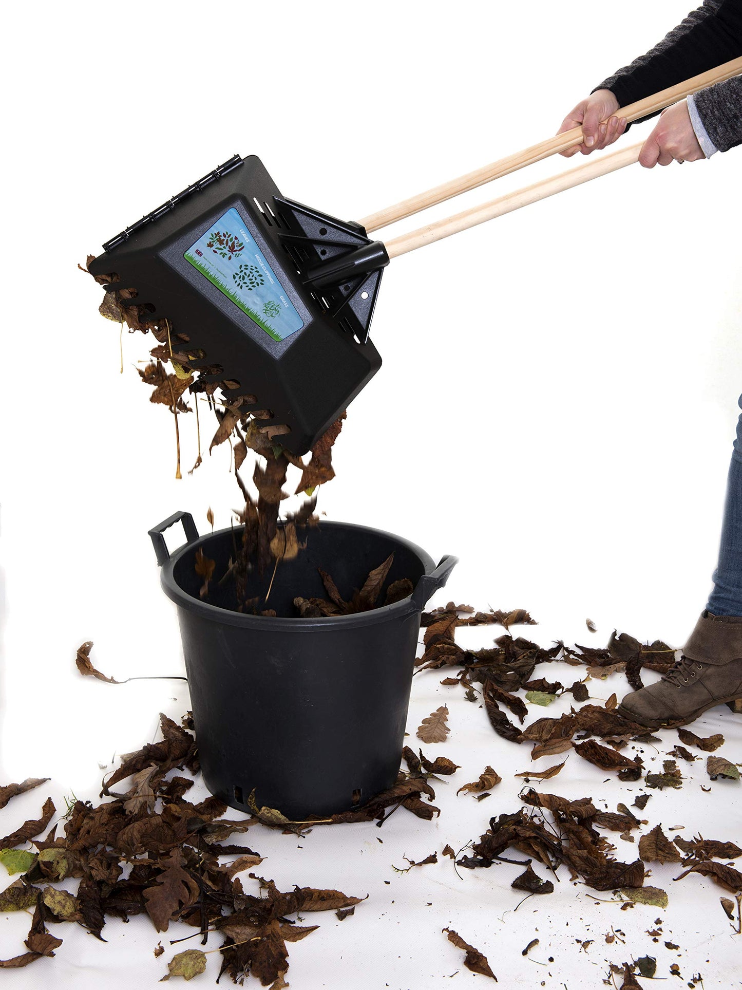 Clear N Collect Multi-Purpose Garden Leaf Rake Grabber/Collector, Gardening Leaf Collector For Collecting Leaves Easily And Without Back Pain