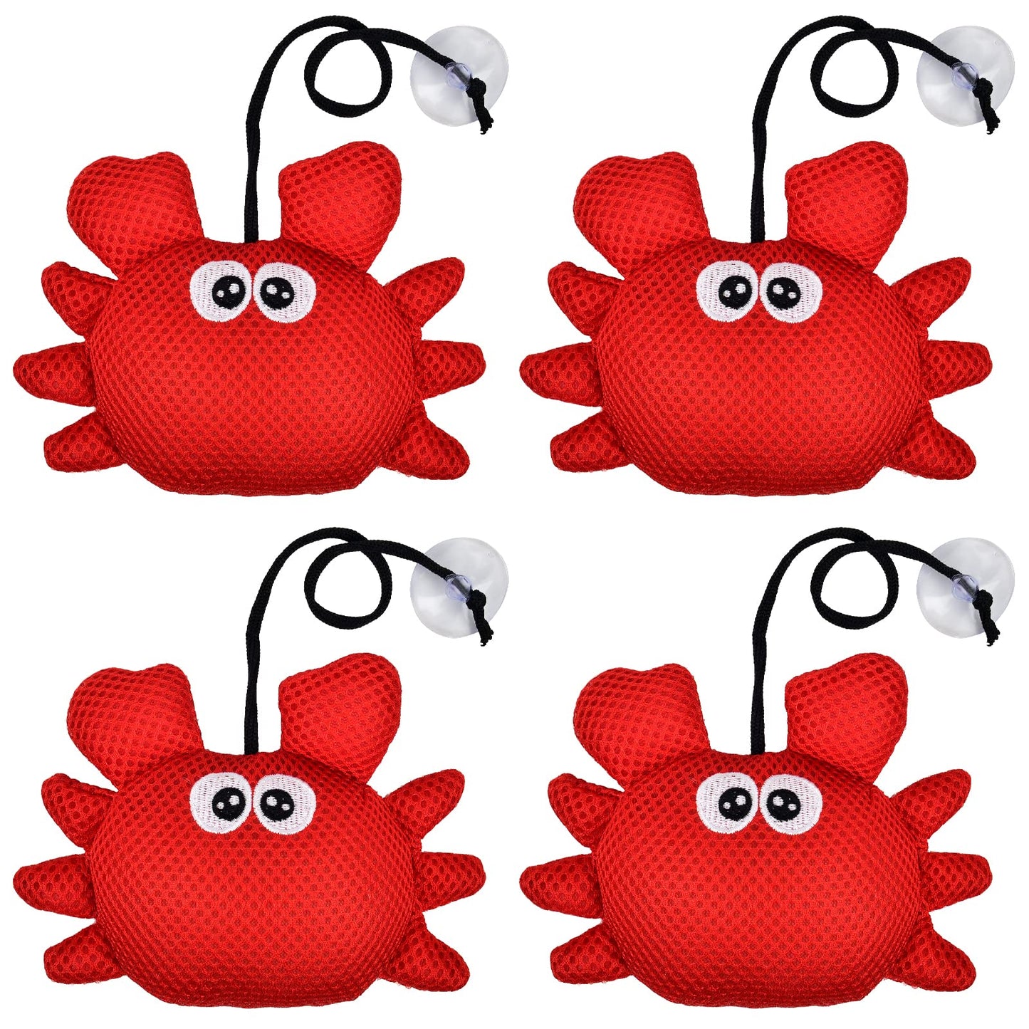 xinrongda 4 Pieces Hot Tub Scum Absorber for Spa, Reusable 3D Oil Absorbing Sponge, Hot Tub Cleaning Kit for Hot Tub Accessories, Swimming Pool and Spa, Crab