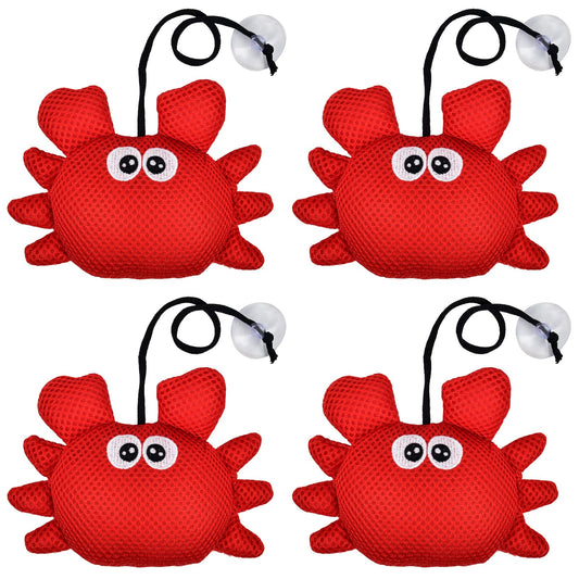 xinrongda 4 Pieces Hot Tub Scum Absorber for Spa, Reusable 3D Oil Absorbing Sponge, Hot Tub Cleaning Kit for Hot Tub Accessories, Swimming Pool and Spa, Crab