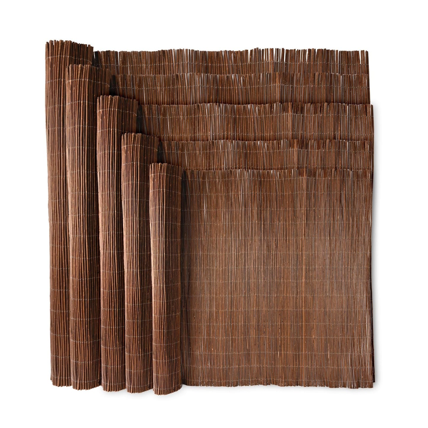 Wadan 1m x 4m Willow Bulrush Natural Garden Fence Panel Screening Roll Privacy Border Wind & Sun Protection