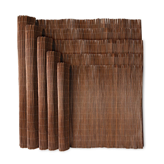 Wadan 1m x 4m Willow Bulrush Natural Garden Fence Panel Screening Roll Privacy Border Wind & Sun Protection