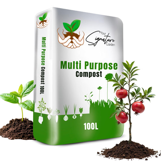 Laeto Multi Purpose Compost - Premium Potting Compost for Healthy Growth Top-Grade Potting Soil Peat Free for Flowers, Vegetables & Plants 100 Litre Bag