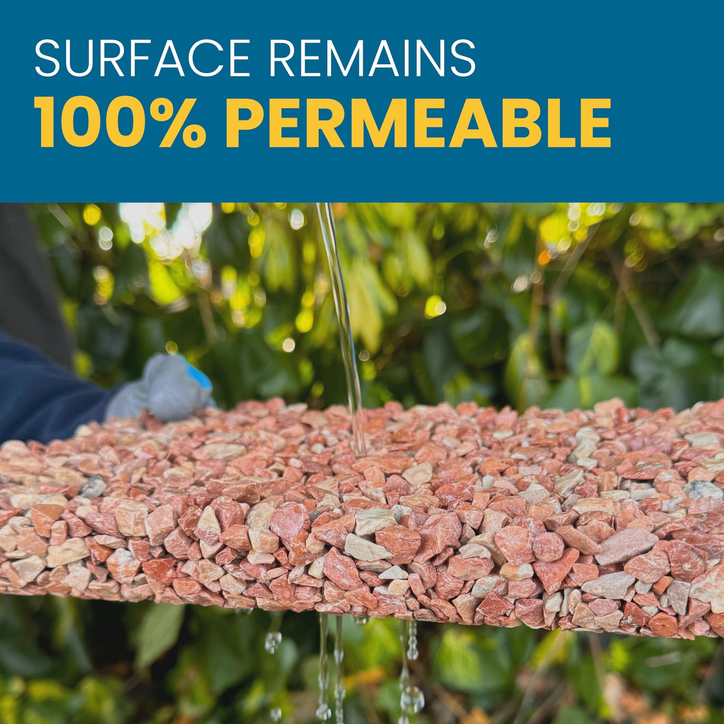 Vuba EASIHOLD ROCKS - 5L XL Gravel Binder for Bonding Stones, Bark and Gravel on Borders, Patios and Garden Paths. Lasts up to 3 Years, Non Toxic, Ready to Use.