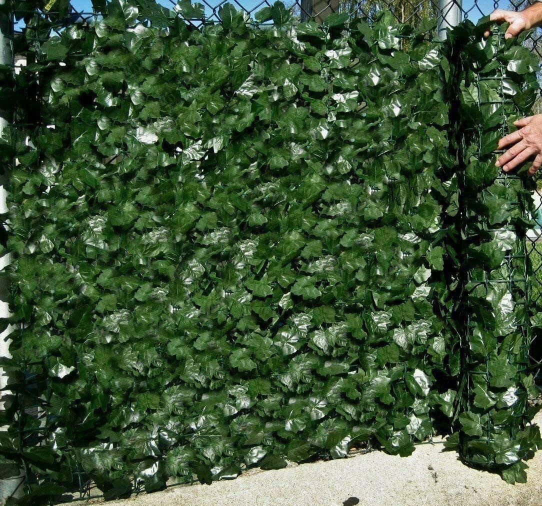 Extra Large High IVY 1.5M by 3M SD2021.5 Wall Artificial Ivy Leaf Hedge Screening Roll Garden Fence Balcony Privacy